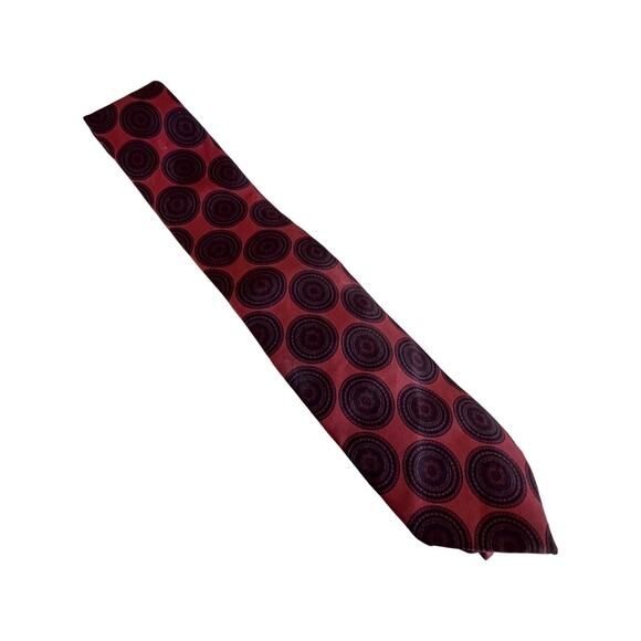 Vintage Silk Burnt Orange, Desert Red Tie, Resilio Vintage Necktie - Picture 1 of 5